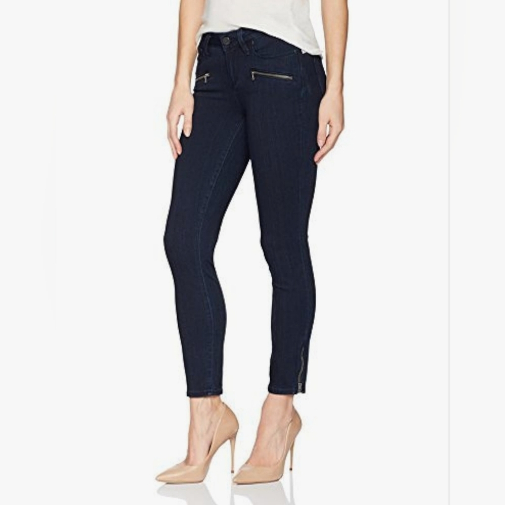 NWT PAIGE Jane Zip Crop Jeans